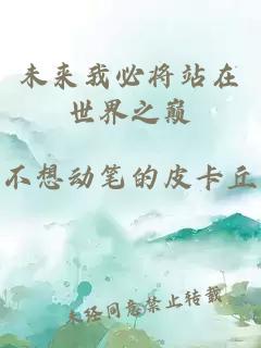 未来我必将站在世界之巅